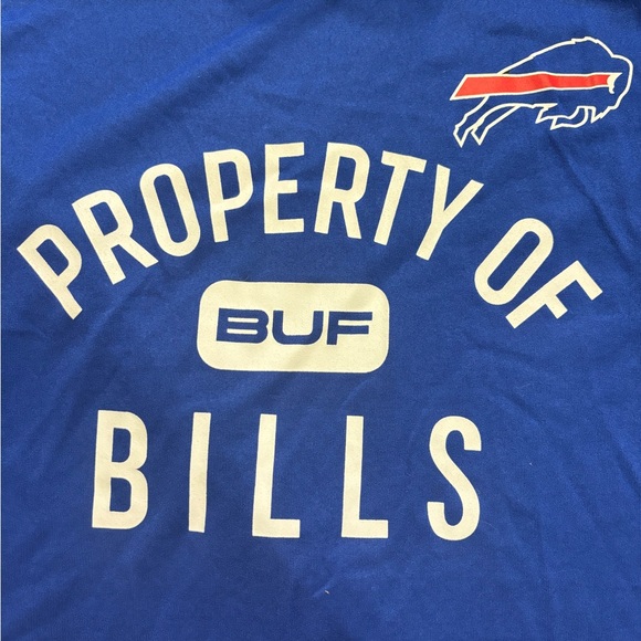Buffalo Bills Mafia NFL Nike Dri-Fit Men’s Large L Polyester Wick Blue Shirt NWT - Picture 3 of 6